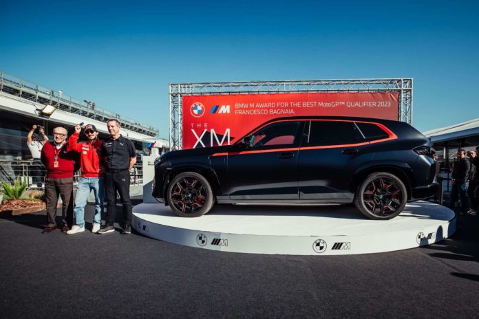 Francesco Bagnaia wins a BMW XM Label Red