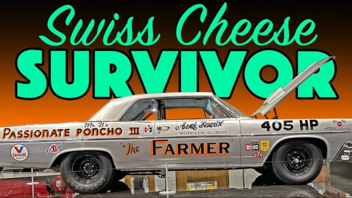 HISTORIC Factory Drag Car – Arnie Beswick’s “SWISS CHEESE” Pontiac. Rare Beyond Rare And Cool As Hell