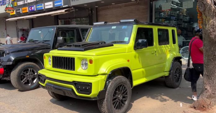 Jimny gets made-in-India body kit