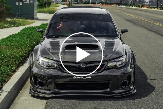 Mad Subaru WRX STI Is Almost Entirely Made Out Of Carbon Fiber