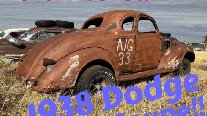 New Junkyard Inventory! Gasser Goodness! This 1938 Dodge Business Coupe Could Fulfill Your Gasser Dreams!