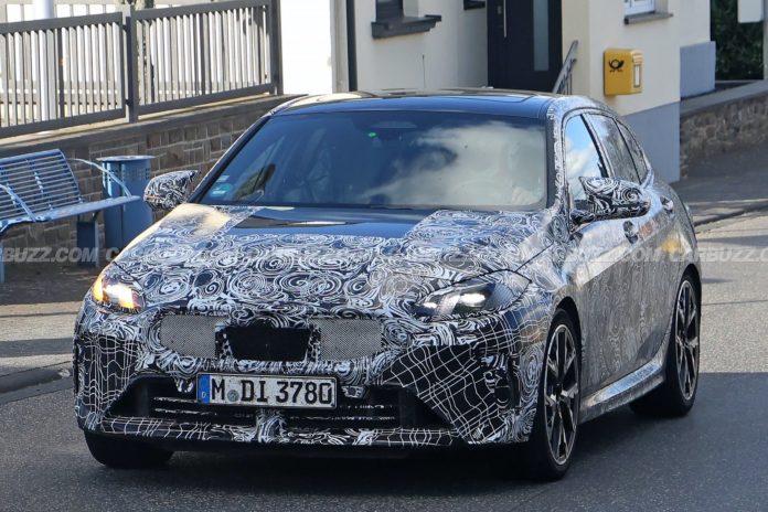 Next-Gen BMW M135i Shows Its Z4-Like Headlights