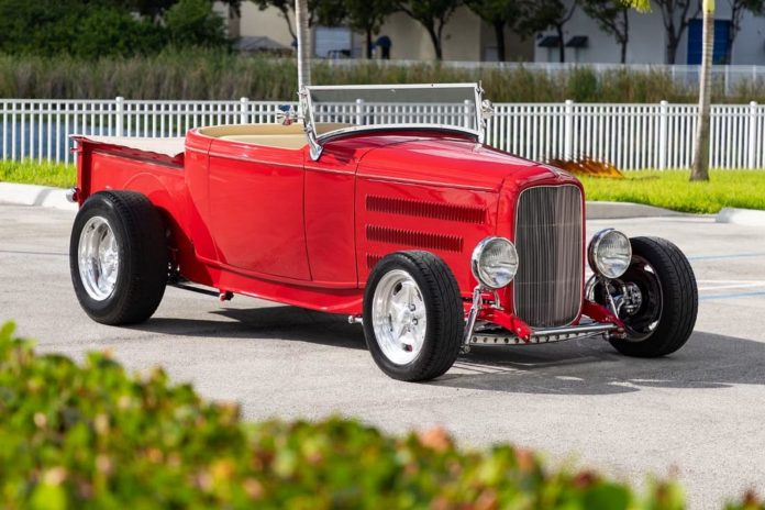 Rare 1932 Ford Custom Roadster Pickup Hides Modern V8 Secret