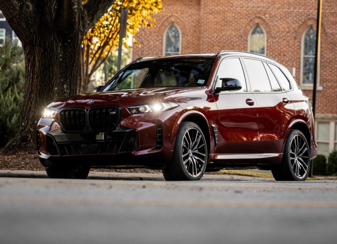 This Lavish 2024 BMW X5 M60i Ruby Red Costs Over $100,000