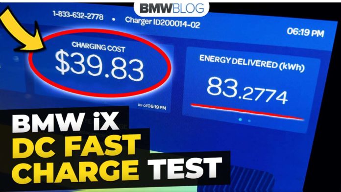 BMW iX Software Update Improves the Charging Curve