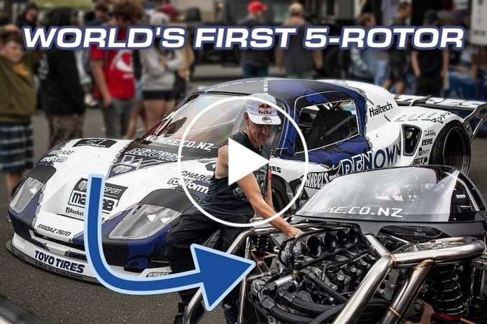 Mad Mike Whiddett Built The World's First 5-Rotor Mazda