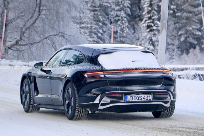 Porsche's Only Remaining Wagon Spied Naked In The Snow