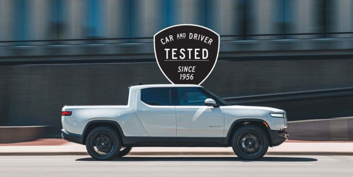 Rivian R1T Is Nearly a Second Quicker with Performance Pack Than without It