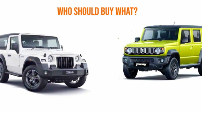 Thar vs Jimny: Who should buy what