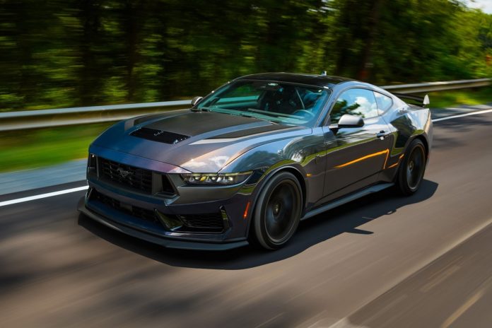 2024 Ford Mustang Dark Horse Front View Driving