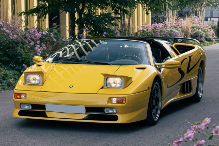 Ultra-Rare 1998 Lamborghini Diablo SV Roadster Heads To RM Sotheby's Auction This Month