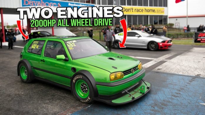 1320Stories: The INSANE Journey of the Infamous 2000hp TWIN ENGINE Volkswagen Golf. Watch This!