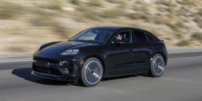 2024 Porsche Macan EV Prototype Range Preview