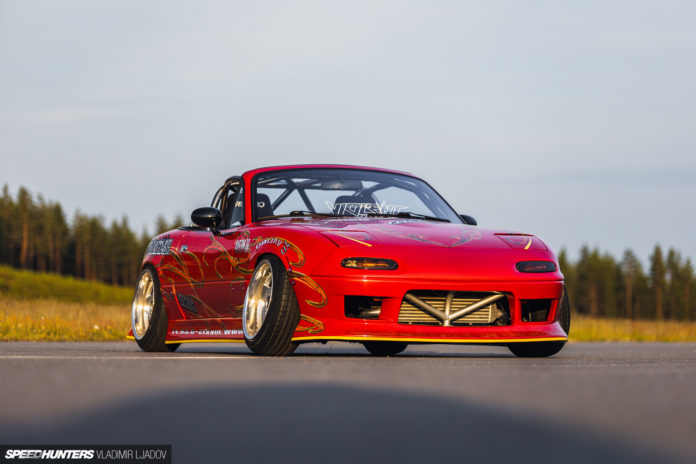 A Grassroots Drift MX-5 From Finland