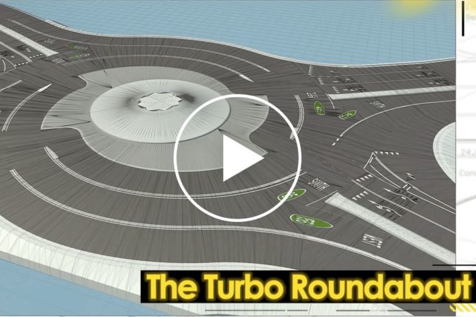 California Gets America's Second-Ever Turbo Roundabout