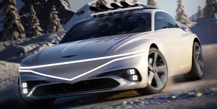 Elegant Genesis X Snow Speedium Concept Takes On Winter