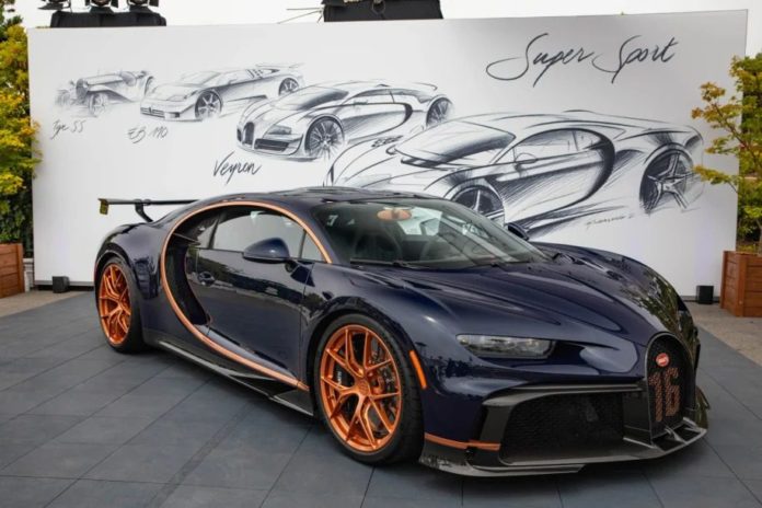 Pebble Beach-Displayed 2021 Bugatti Chiron Pur Sport Listed For Sale