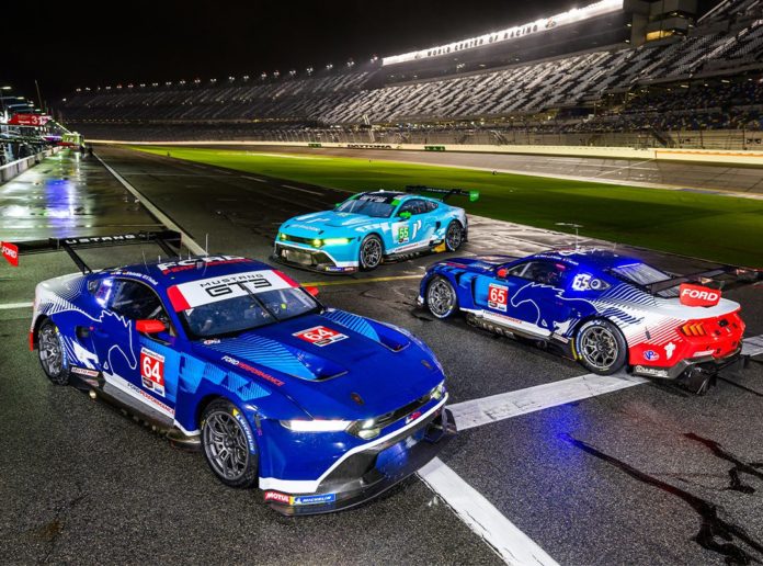 The Ford Mustang Roars into the 2024 Racing Season at Daytona's 24HR Race