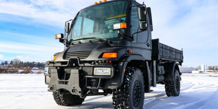 This Blacked-Out Mercedes Unimog Is Our BaT Auction Pick of the Day