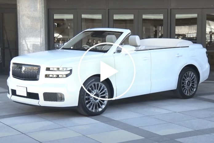 Toyota Century SUV Convertible Quietly Revealed In Tokyo