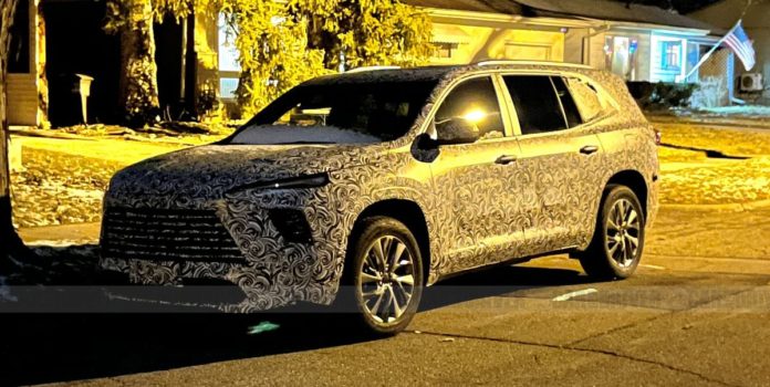 2025 Buick Enclave Caught Parked in Michigan Neighborhood