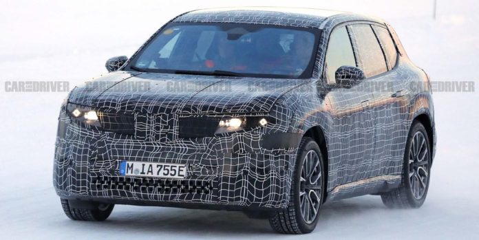 Electric BMW X3 Successor Spied Testing in the Snow