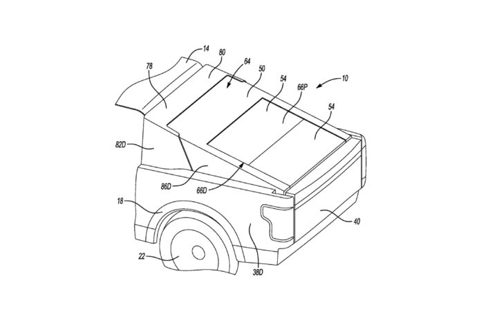 Ford Improves On Tesla Cybertruck Design With Adaptive Tonneau Cover