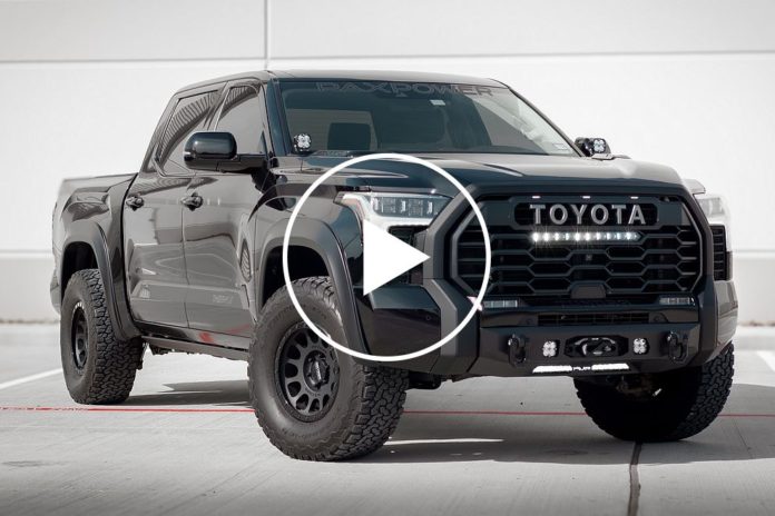 PaxPower Touches The Toyota Tundra For The First Time