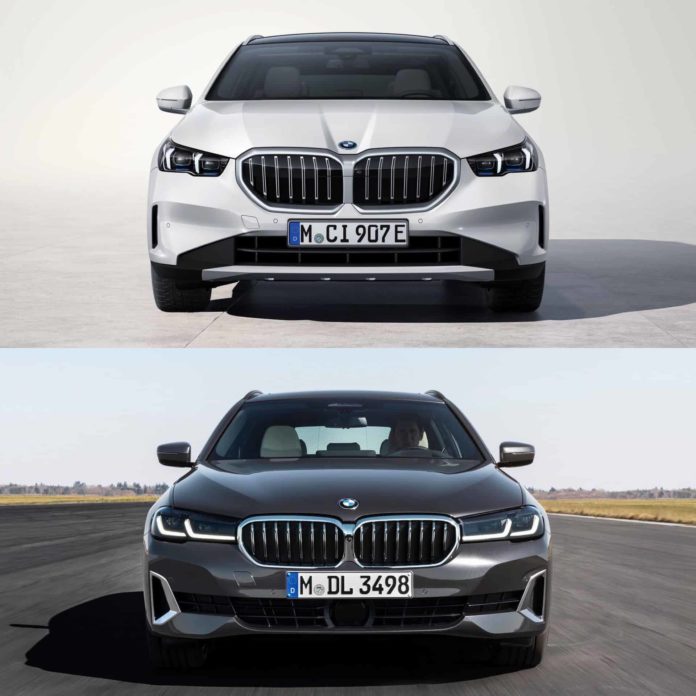 Photo Comparison: New 5 Series Touring vs. Old 5 Series Touring