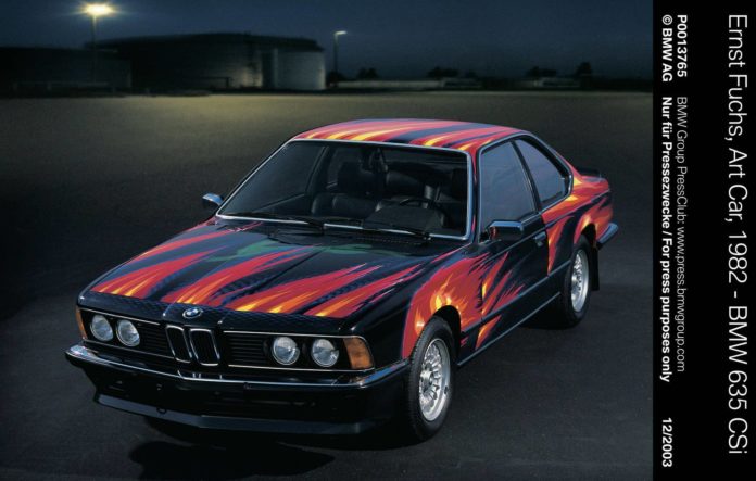 1982 BMW 635 CSi Art Car Arrives At The BMW Welt