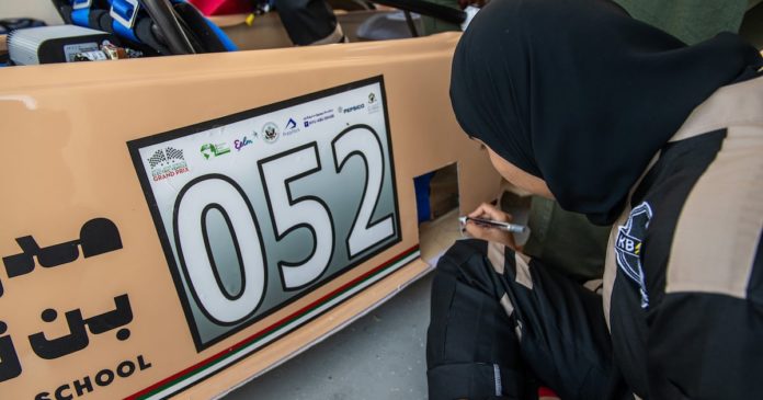 Abu Dhabi electric car race sparks passion of UAE and foreign high school teams