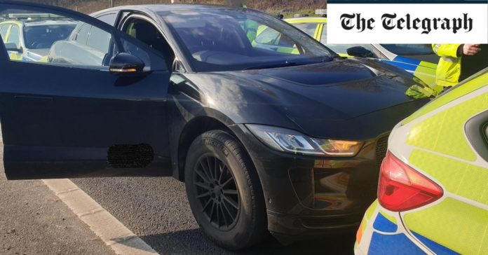 Electric car driver feared for his life after Jaguar ‘went rogue’ on motorway