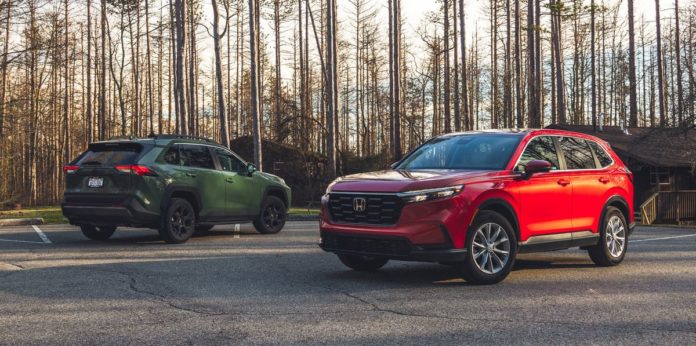 Toyota RAV4 vs. Honda CR-V Comparison Test: Which Top-Selling SUV Is Best?