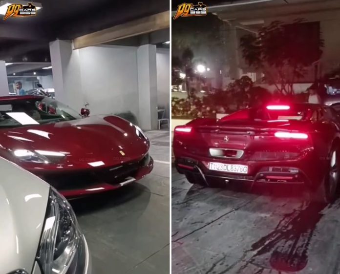 Dulquer's Ferrari