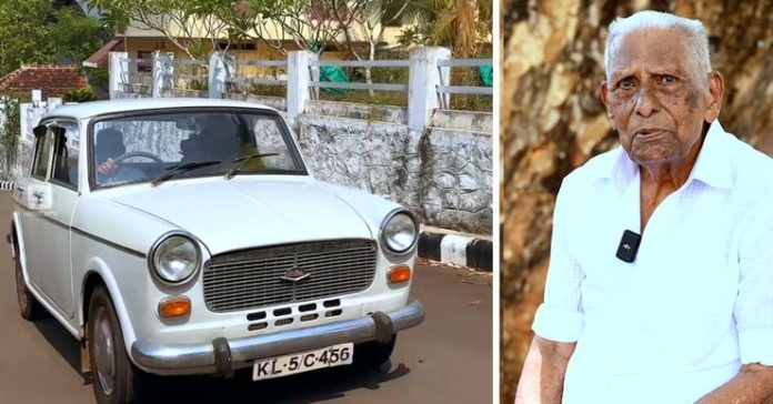 100 year old grandpa drives Premier Padmini