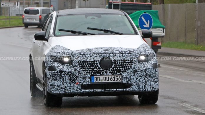 Mercedes-Benz GLE Coupe Spotted Testing With Concealed Face