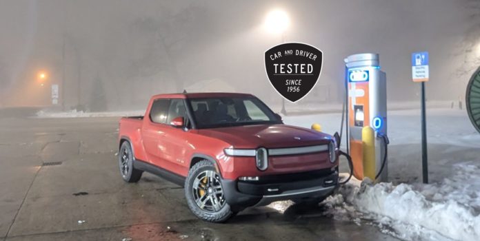 Testing Our Rivian R1T Shows How Cold Temps Affect an EV's Range