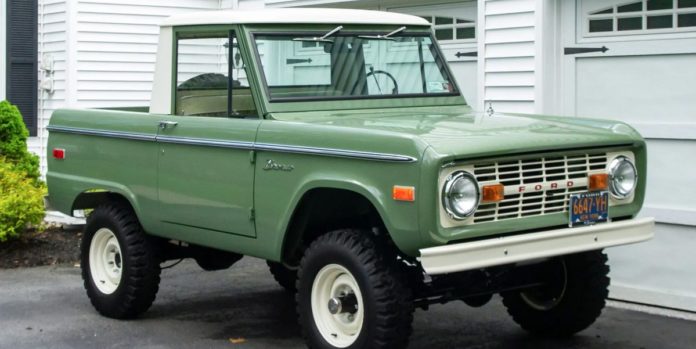 1971 Ford Bronco Half-Cab Pickup Is Today's Bring a Trailer Pick