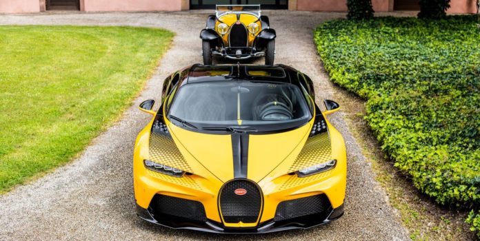 Bugatti Chiron Honors Type 55 Super Sport Designed by Jean Bugatti