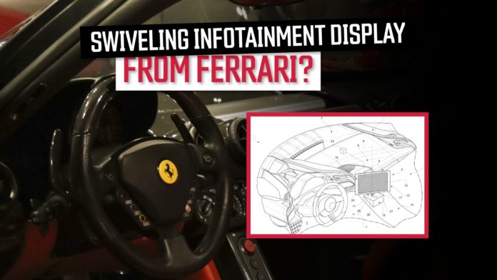 Ferrari Developing Height-Adjustable Removable Infotainment Display That Swivels To Reduce Driver Distraction