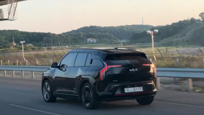 Watch The Kia EV3 GT-Line Head Out On The Highway