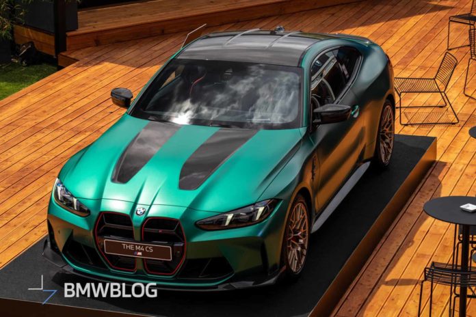 2025 BMW M4 CS Frozen Isle of Man Green Shows Up At Le Mans