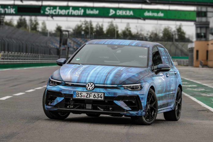 2025 Volkswagen Golf R Breaks Cover As BMW M135 Rival