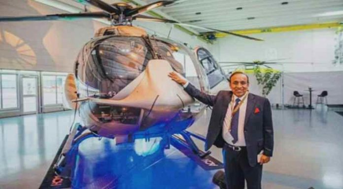 Ravi Pillai helicopter