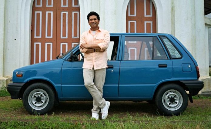 Sachin's Maruti 800 gifted by Spinny