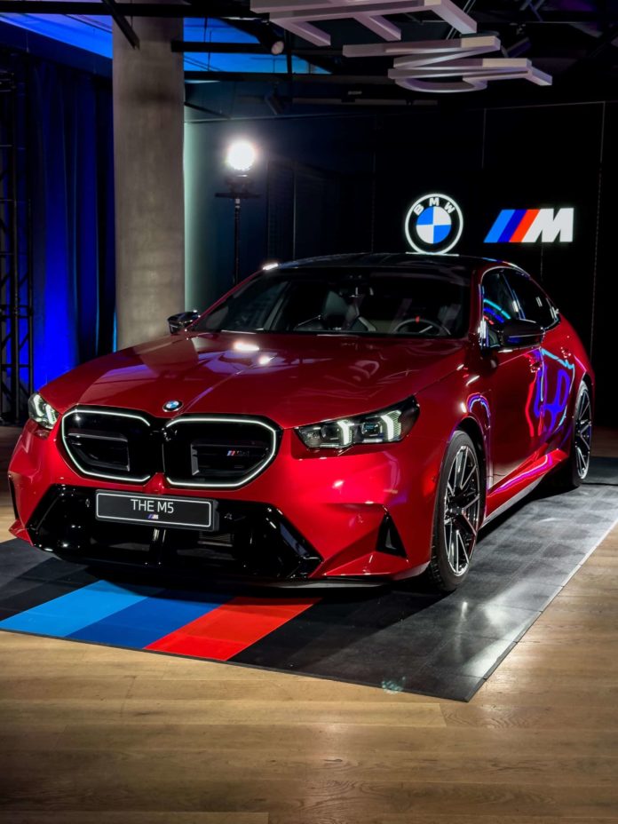 2025 BMW M5 Flaunts Fire Red Paint And Carbon Upgrades