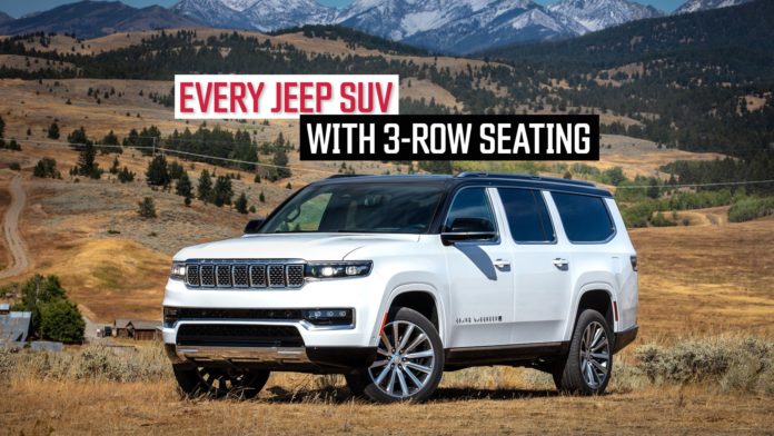 Every Jeep With 3-Row Seating On Sale In 2024