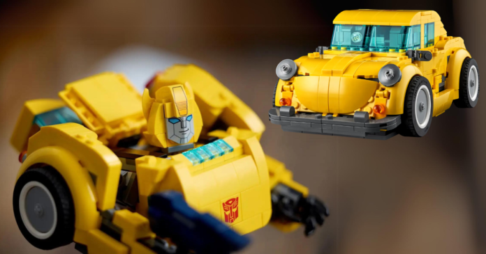 Lego 10338 Transformers Bumblebee - 950 pieces set transforms into a yellow Volkswagen Beetle - paultan.org