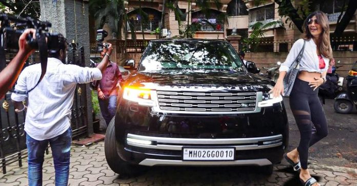 Shilpa Shetty's Range Rover