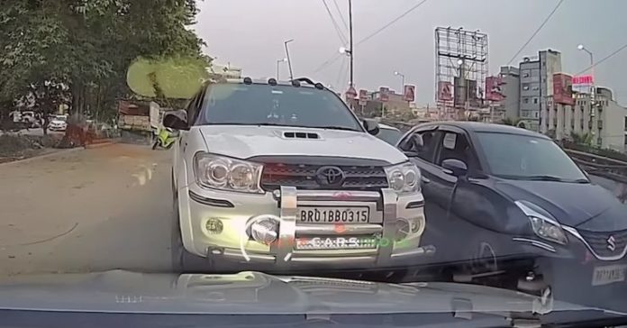 Fortuner on the wrong side